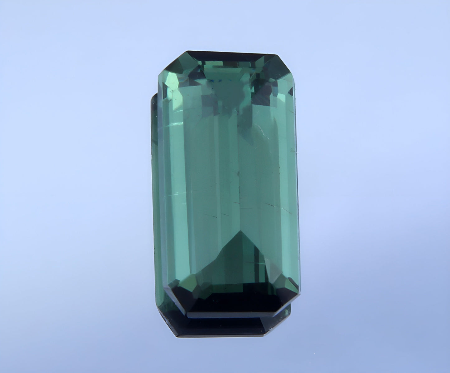 GSI Certified 1.07 Ct Natural Green Tourmaline Octagon Cut, Genuine Verdelite Tourmaline Unmounted Gemstone for Jewelry Making