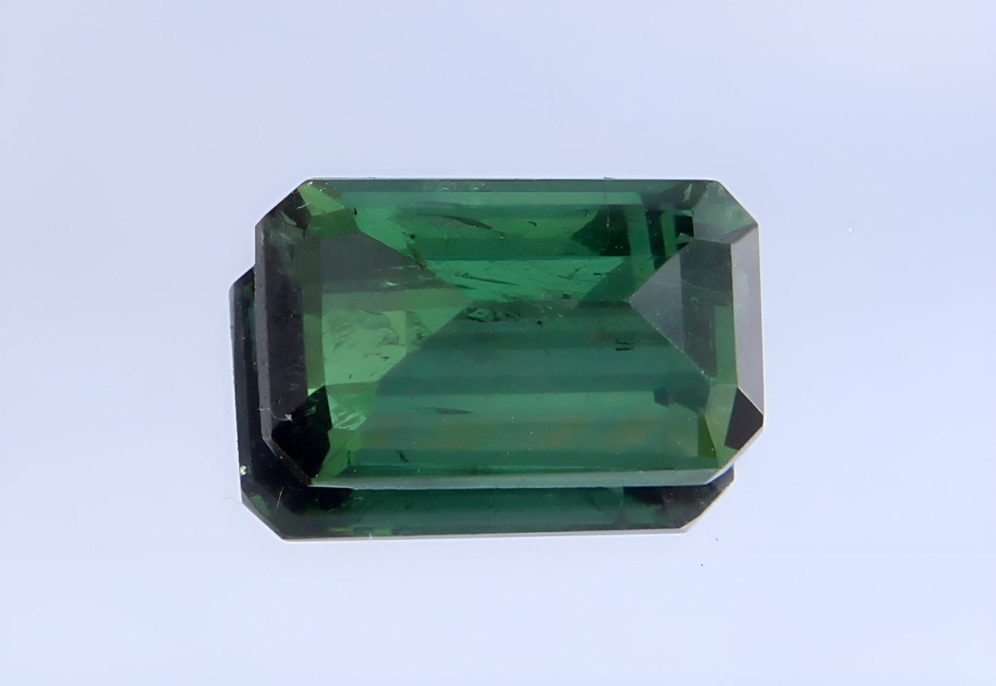 GSI Certified Natural 1 Ct Verdelite Tourmaline Octagon Cut Loose Gemstone, Genuine Green Tourmaline Unmounted Gemstone For Jewelry Making