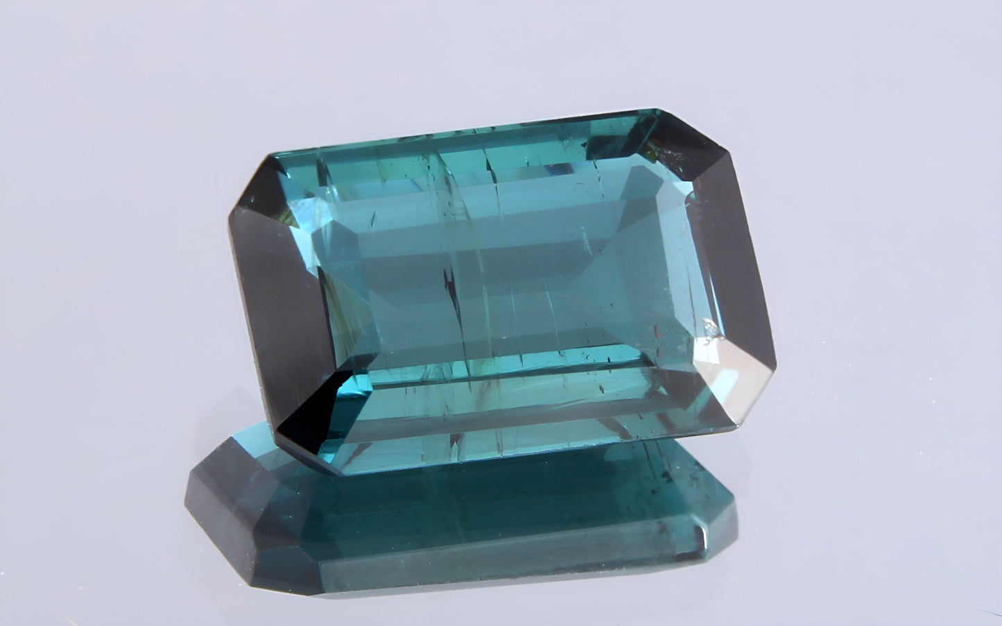 Natural GSI Certified 1.10 Ct Indicolite Blue Tourmaline Octagon Cut Loose Gemstone, Genuine Indicolite Unmounted Gemstone for Jewelry