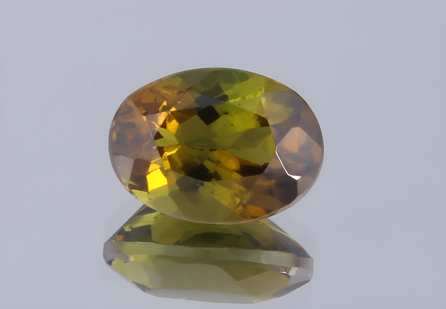 GSI Certified Natural 1.35 Ct Green Tourmaline Oval Cut, Genuine Verdelite Tourmaline Unmounted Faceted Gemstone For Jewelry Making