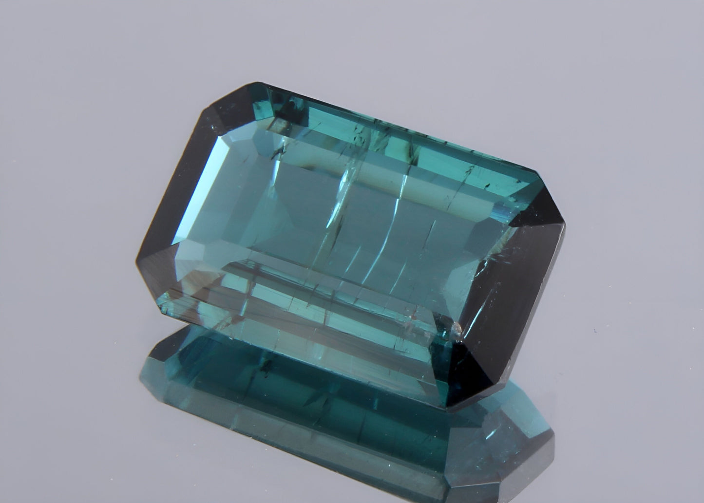 Natural GSI Certified 1.10 Ct Indicolite Blue Tourmaline Octagon Cut Loose Gemstone, Genuine Indicolite Unmounted Gemstone for Jewelry