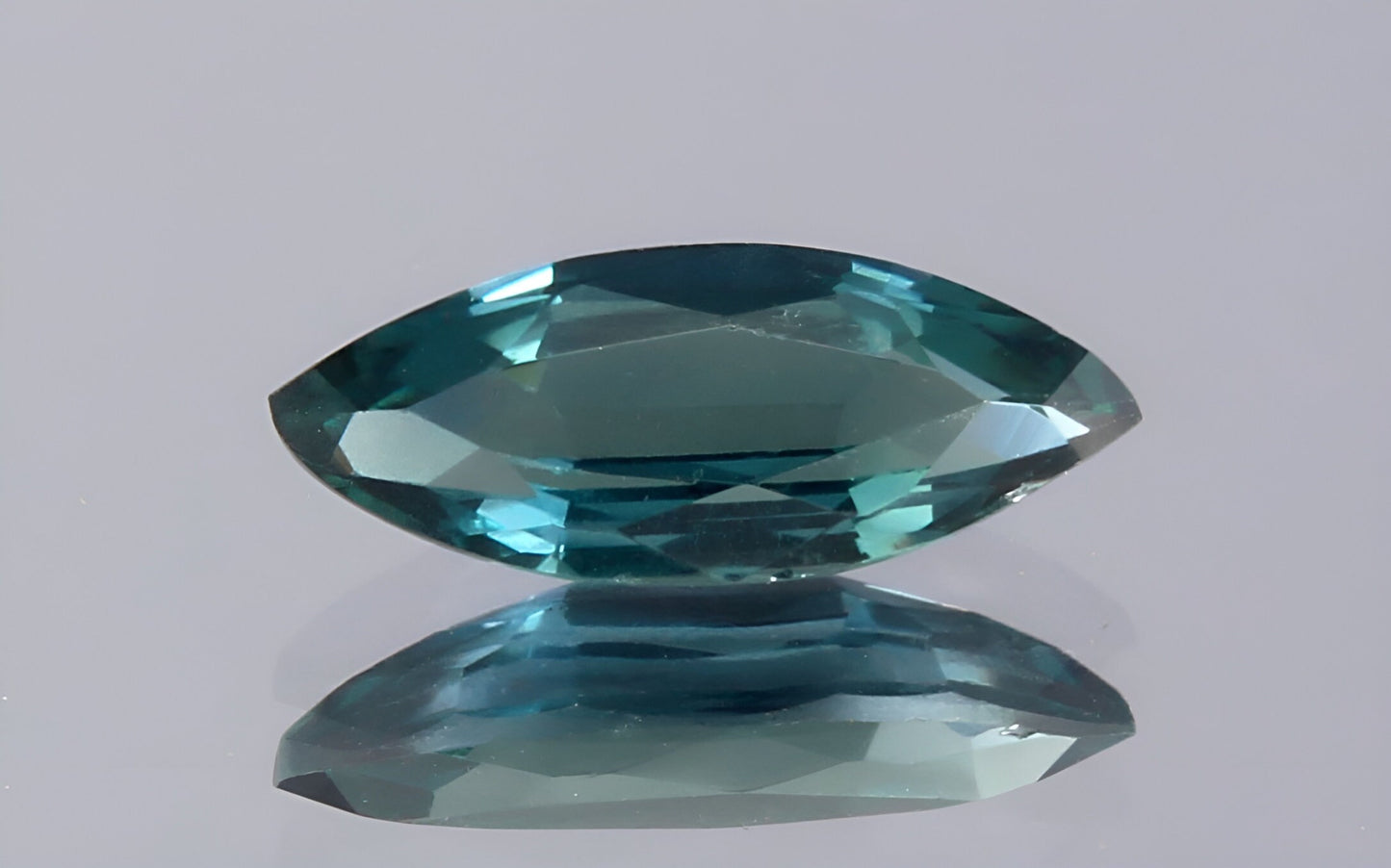 stunning unheated natural Teal Sapphire marquise cut shape faceted loose gemstone 0.44 Carat for jewelry making, September birthstone
