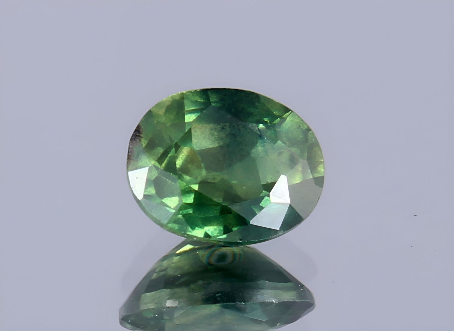 Stunning natural Teal Sapphire oval cut shape faceted loose gemstone 0.40 Carat for jewelry making, September birthstone