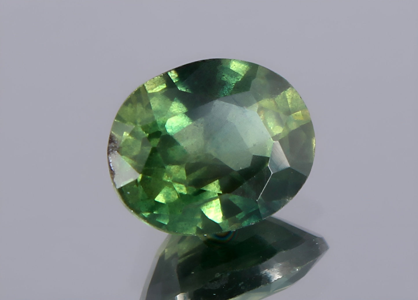 Stunning natural Teal Sapphire oval cut shape faceted loose gemstone 0.40 Carat for jewelry making, September birthstone