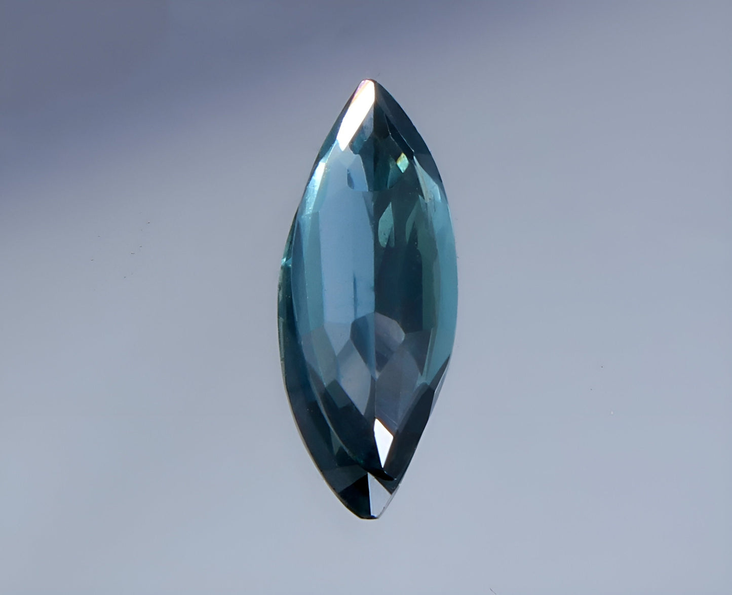 stunning unheated natural Teal Sapphire marquise cut shape faceted loose gemstone 0.44 Carat for jewelry making, September birthstone