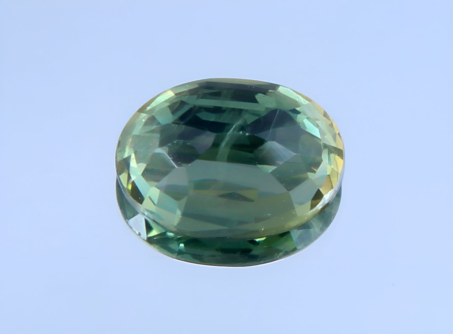 stunning natural green Teal Sapphire oval cut shape faceted loose gemstone 0.67 Carat for jewelry making, September birthstone
