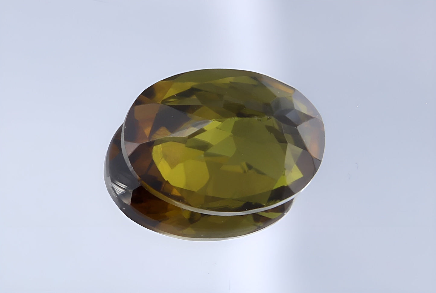 GSI Certified Natural 1.35 Ct Green Tourmaline Oval Cut, Genuine Verdelite Tourmaline Unmounted Faceted Gemstone For Jewelry Making