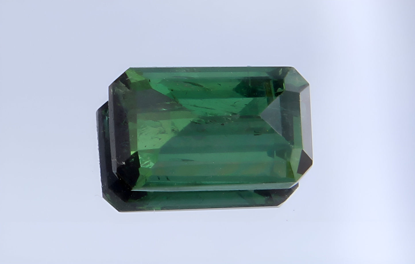 GSI Certified Natural 1 Ct Verdelite Tourmaline Octagon Cut Loose Gemstone, Genuine Green Tourmaline Unmounted Gemstone For Jewelry Making