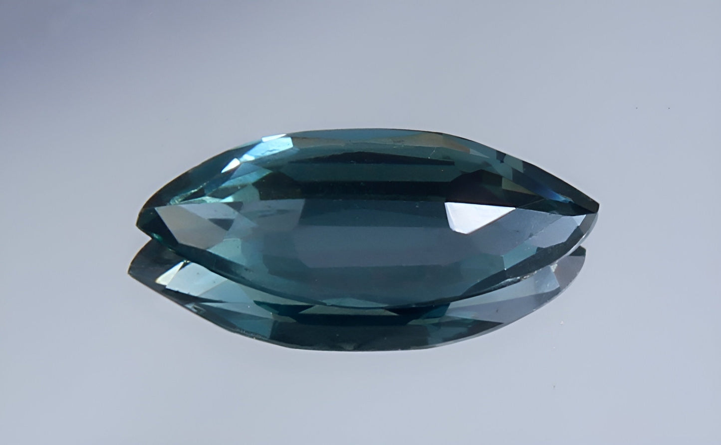 stunning unheated natural Teal Sapphire marquise cut shape faceted loose gemstone 0.44 Carat for jewelry making, September birthstone