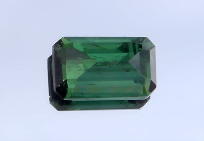 GSI Certified Natural 1 Ct Verdelite Tourmaline Octagon Cut Loose Gemstone, Genuine Green Tourmaline Unmounted Gemstone For Jewelry Making