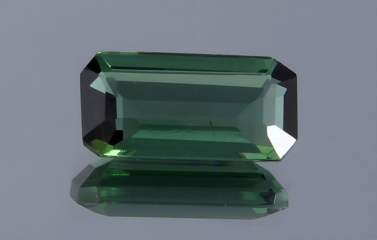 GSI Certified 1.07 Ct Natural Green Tourmaline Octagon Cut, Genuine Verdelite Tourmaline Unmounted Gemstone for Jewelry Making