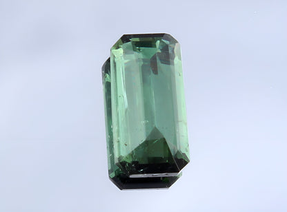 GSI Certified Natural Verdelite Tourmaline Octagon Cut 1.10 Ct Loose Gemstone, Green Tourmaline Unmounted Faceted Gemstone