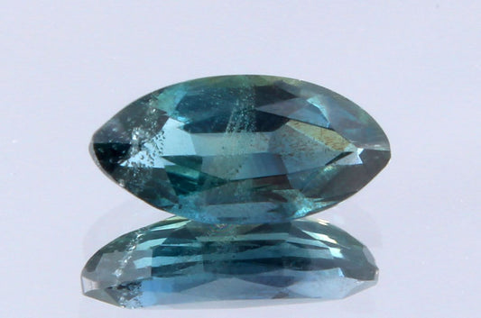 Stunning GSI certified unheated natural Teal Sapphire marquise cut faceted loose gemstone 0.57 Carat, September birthstone jewelry making