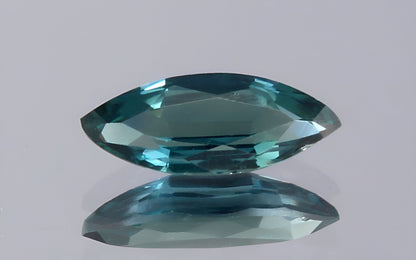 stunning unheated natural Teal Sapphire marquise cut shape faceted loose gemstone 0.44 Carat for jewelry making, September birthstone
