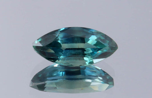 Stunning GSI certified unheated natural Teal Sapphire marquise cut faceted loose gemstone 0.62 Carat, jewelry making, September birthstone