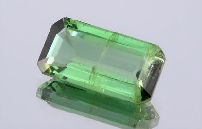 Natural GSI Certified Verdelite Tourmaline 1.83 Ct Octagon Cut Loose Gemstone, Genuine Unmounted Green Tourmaline Faceted Gemstone