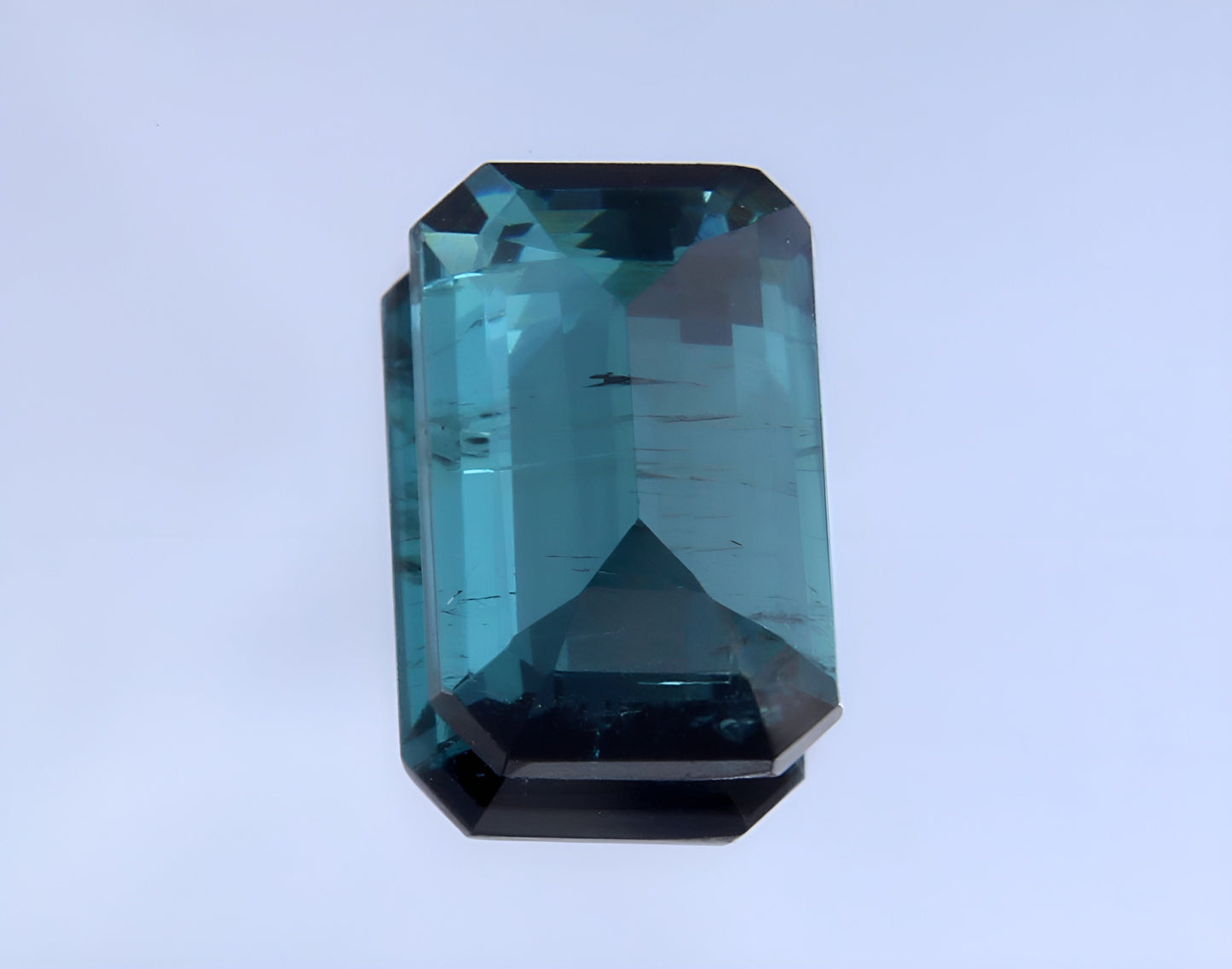 Natural GSI Certified 1.10 Ct Indicolite Blue Tourmaline Octagon Cut Loose Gemstone, Genuine Indicolite Unmounted Gemstone for Jewelry