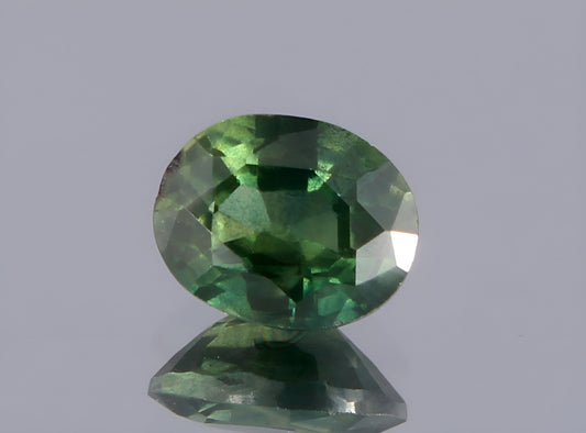 Stunning natural Teal Sapphire oval cut shape faceted loose gemstone 0.40 Carat for jewelry making, September birthstone