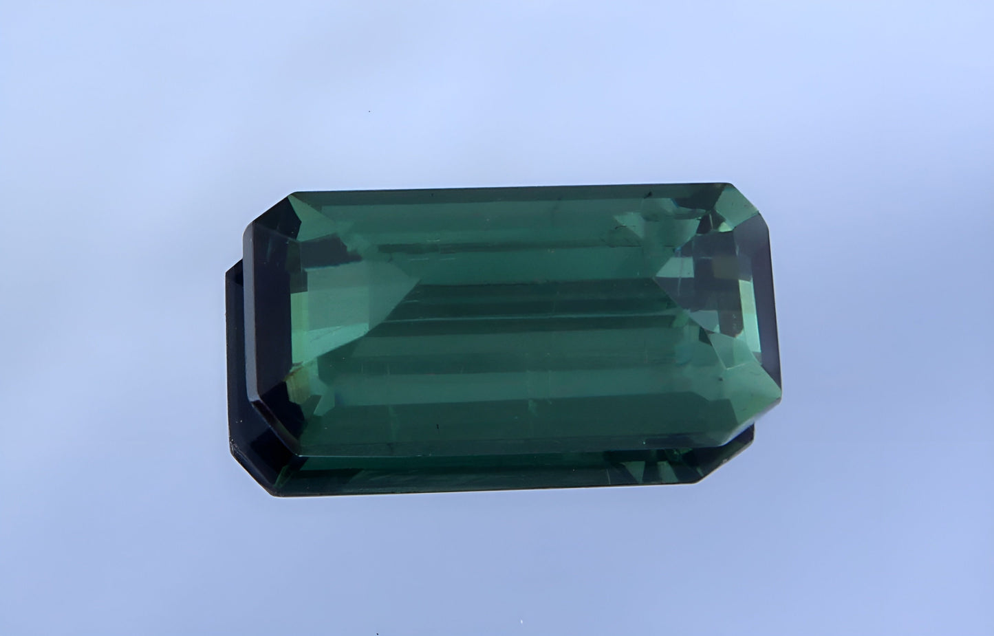 GSI Certified 1.07 Ct Natural Green Tourmaline Octagon Cut, Genuine Verdelite Tourmaline Unmounted Gemstone for Jewelry Making