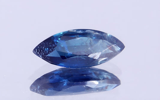 natural unheated Teal Sapphire marquise cut shape faceted loose gemstone 0.42 Carat for jewelry making, September birthstone