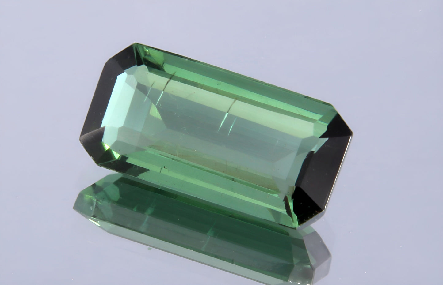 GSI Certified 1.07 Ct Natural Green Tourmaline Octagon Cut, Genuine Verdelite Tourmaline Unmounted Gemstone for Jewelry Making