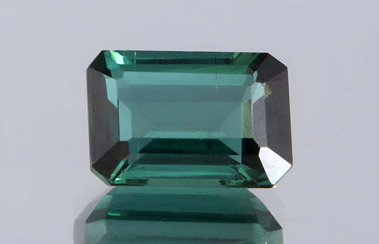 GSI Certified Natural Green Tourmaline 1.31 Ct Octagon Cut Loose Gemstone, Genuine Green Tourmaline Unmounted Gemstone For Jewrlry Making