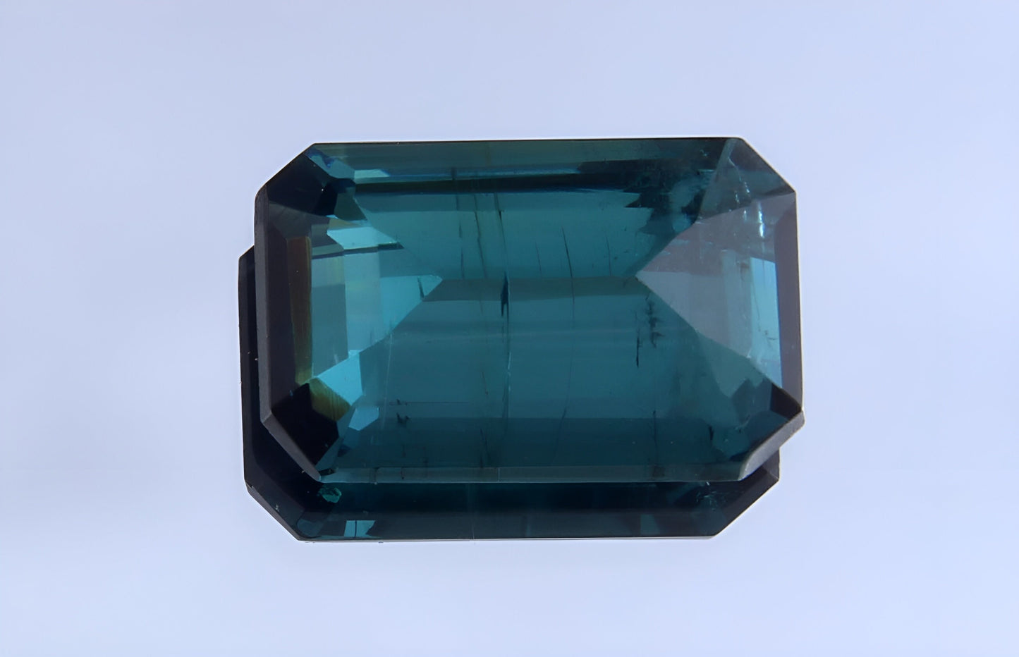Natural GSI Certified 1.10 Ct Indicolite Blue Tourmaline Octagon Cut Loose Gemstone, Genuine Indicolite Unmounted Gemstone for Jewelry
