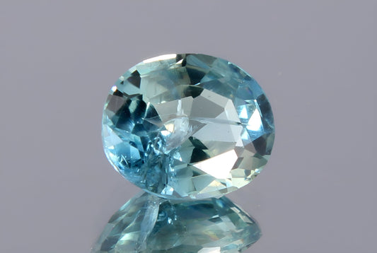 Stunning Certified natural Teal Sapphire oval cut shape faceted loose gemstone 0.49 Carat for jewelry making, September birthstone